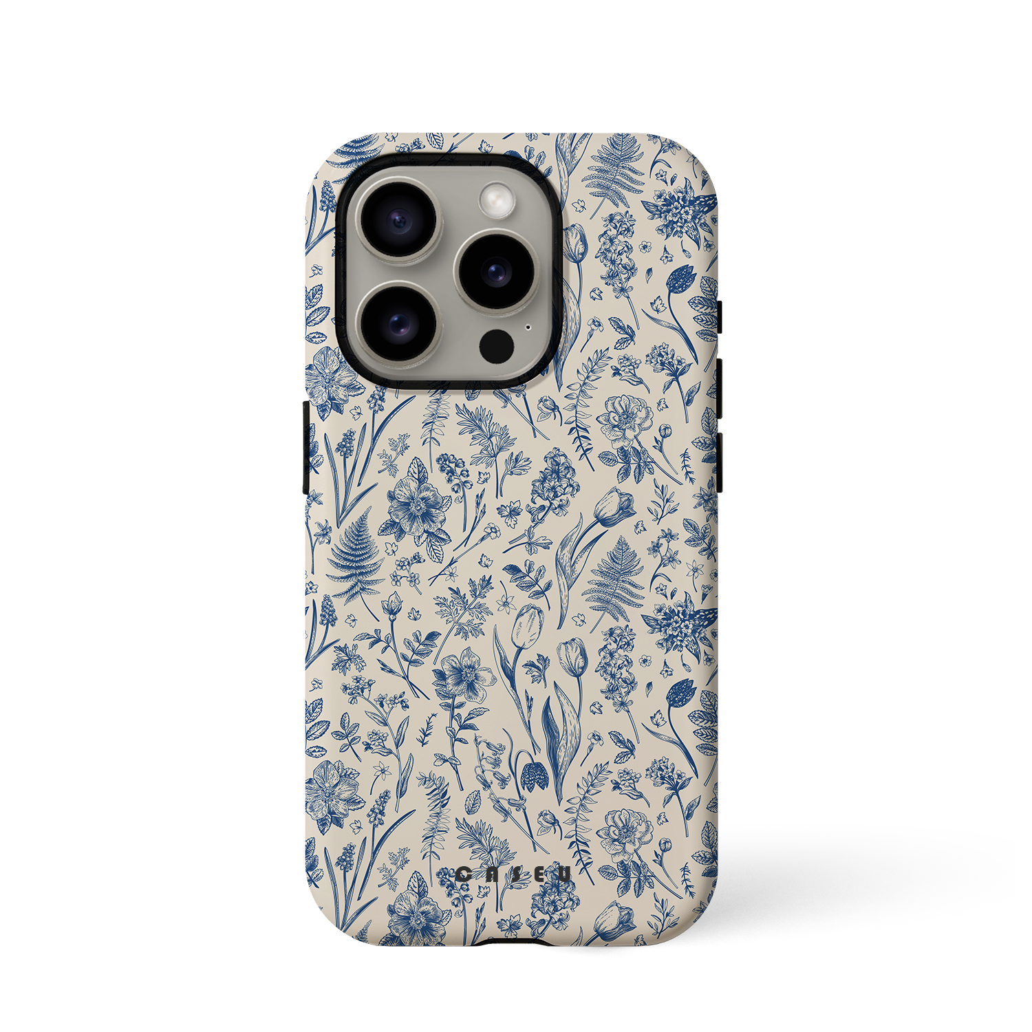 Botanical Blueprints | Vintage Floral Print Phone Case