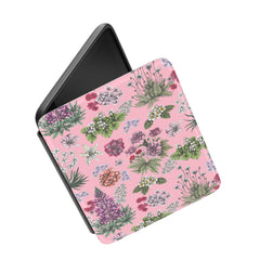 Floral-Diary | Cecilia Battaini Artist Collab Kindle Hand Strap Folio Case