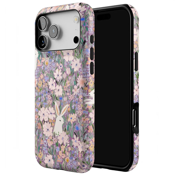 Rabbit & Flower | iPhone MagSafe Tough Case