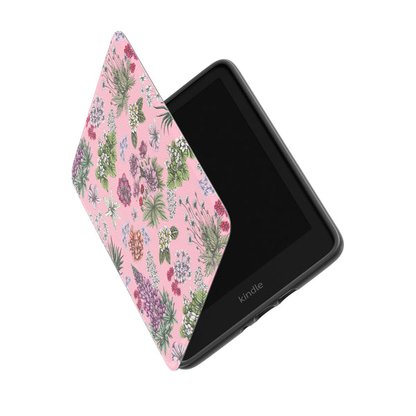 Floral-Diary | Cecilia Battaini Artist Collab Kindle Hand Strap Folio Case