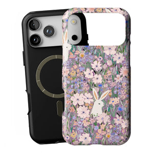 Rabbit & Flower | iPhone MagSafe Tough Case