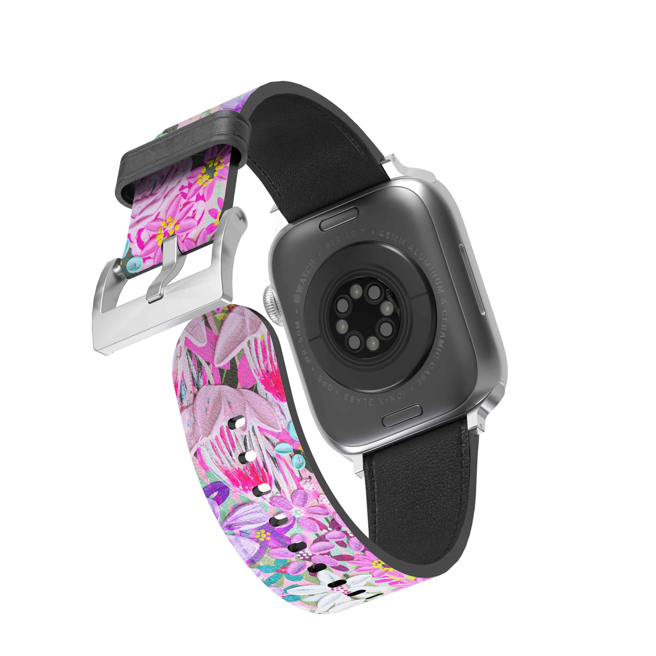 Pink Flower Apple Watch Band · Artist Collab | CASEU