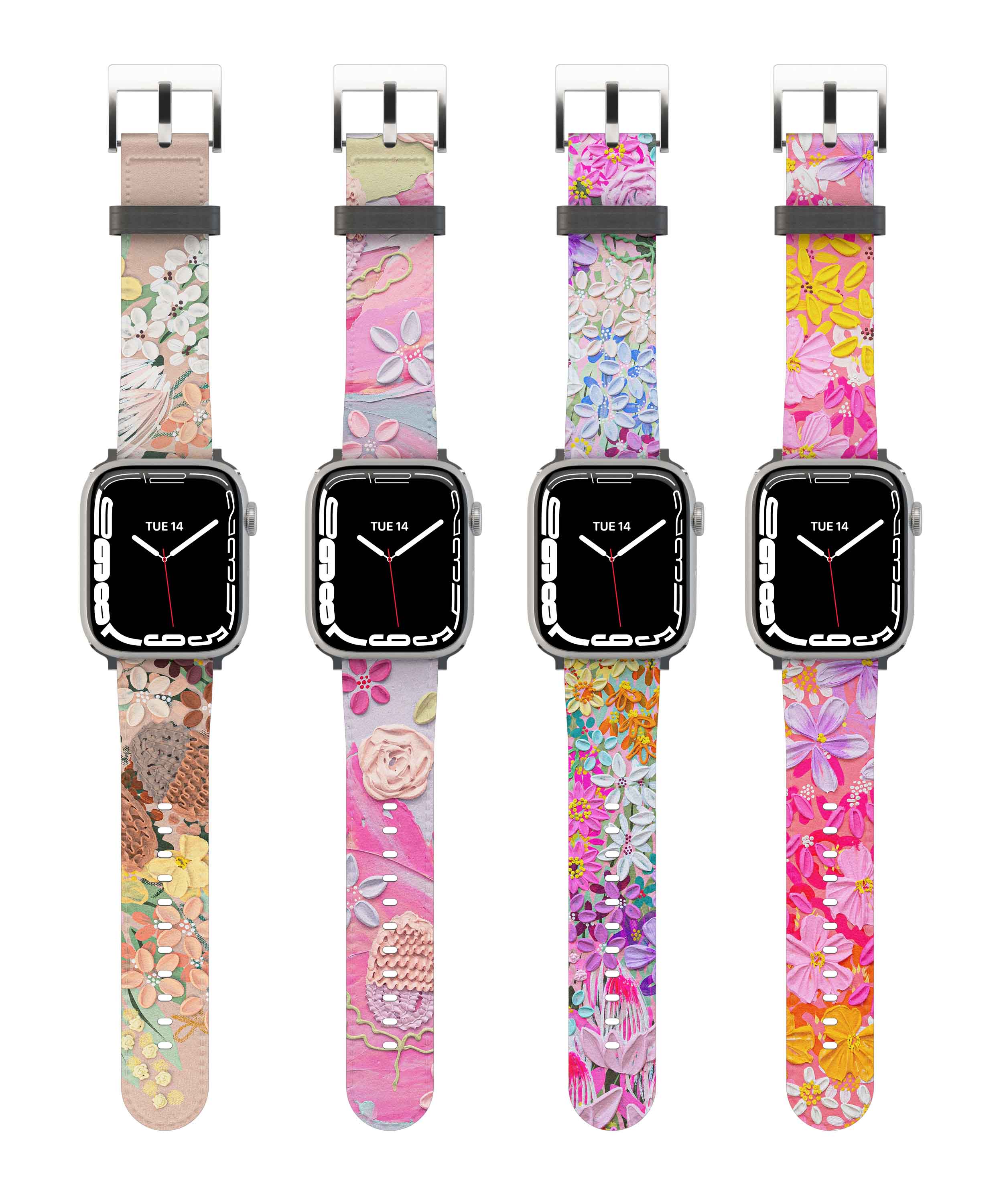 Pink Flower Apple Watch Band · Artist Collab | CASEU