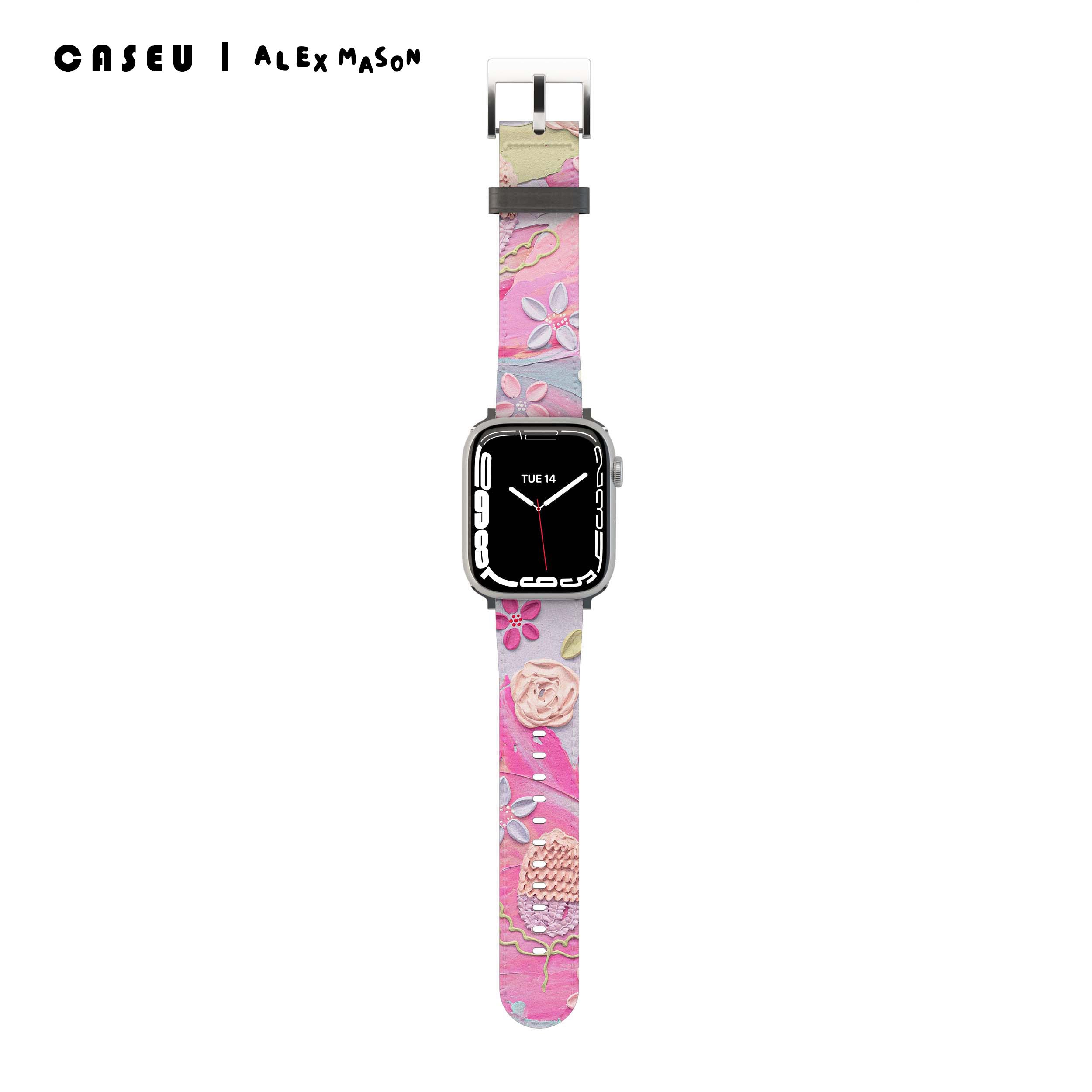 Light Pink Flower Apple Watch Band · Artist Collab | CASEU