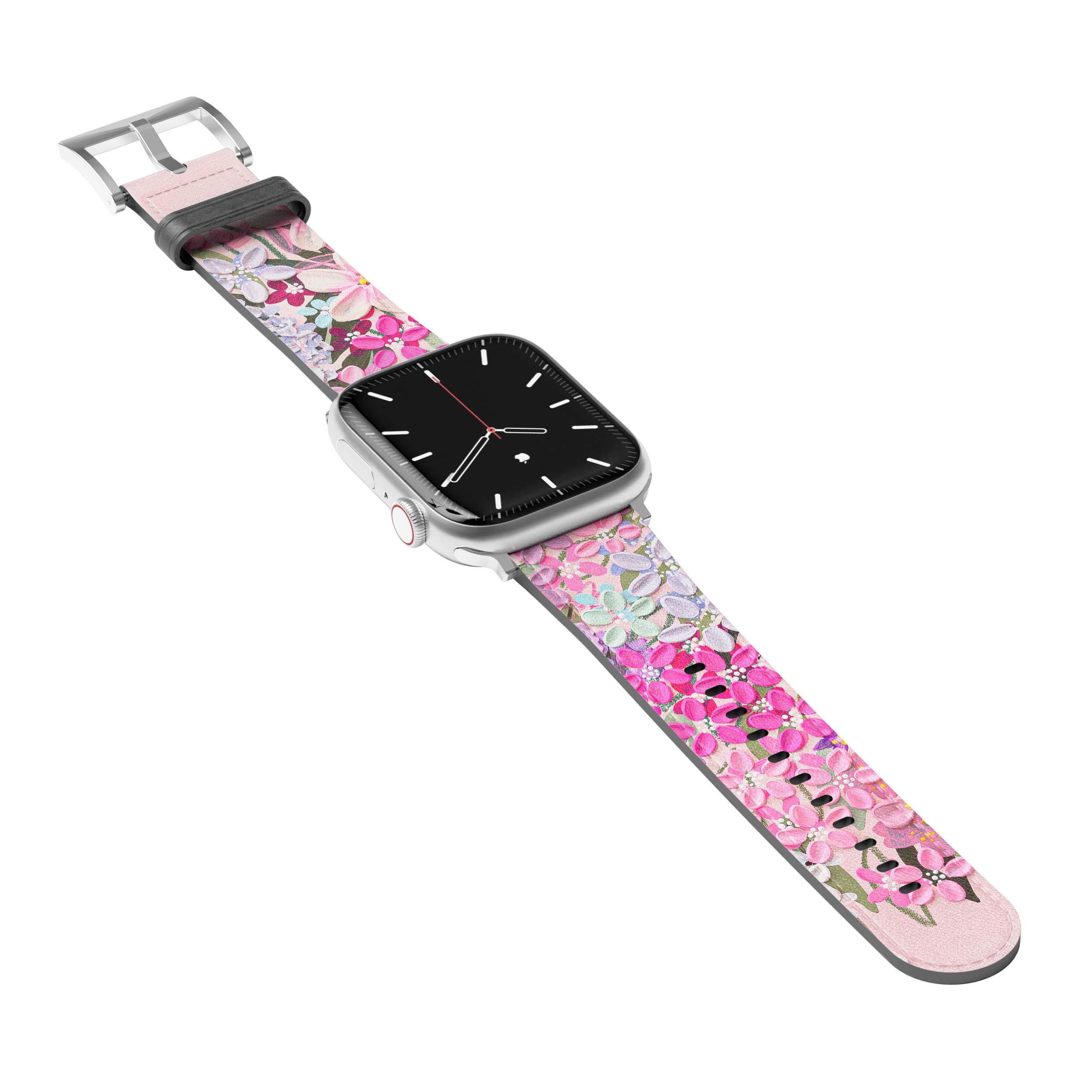Romantic Pink Flower Apple Watch Band · Artist Collab | CASEU