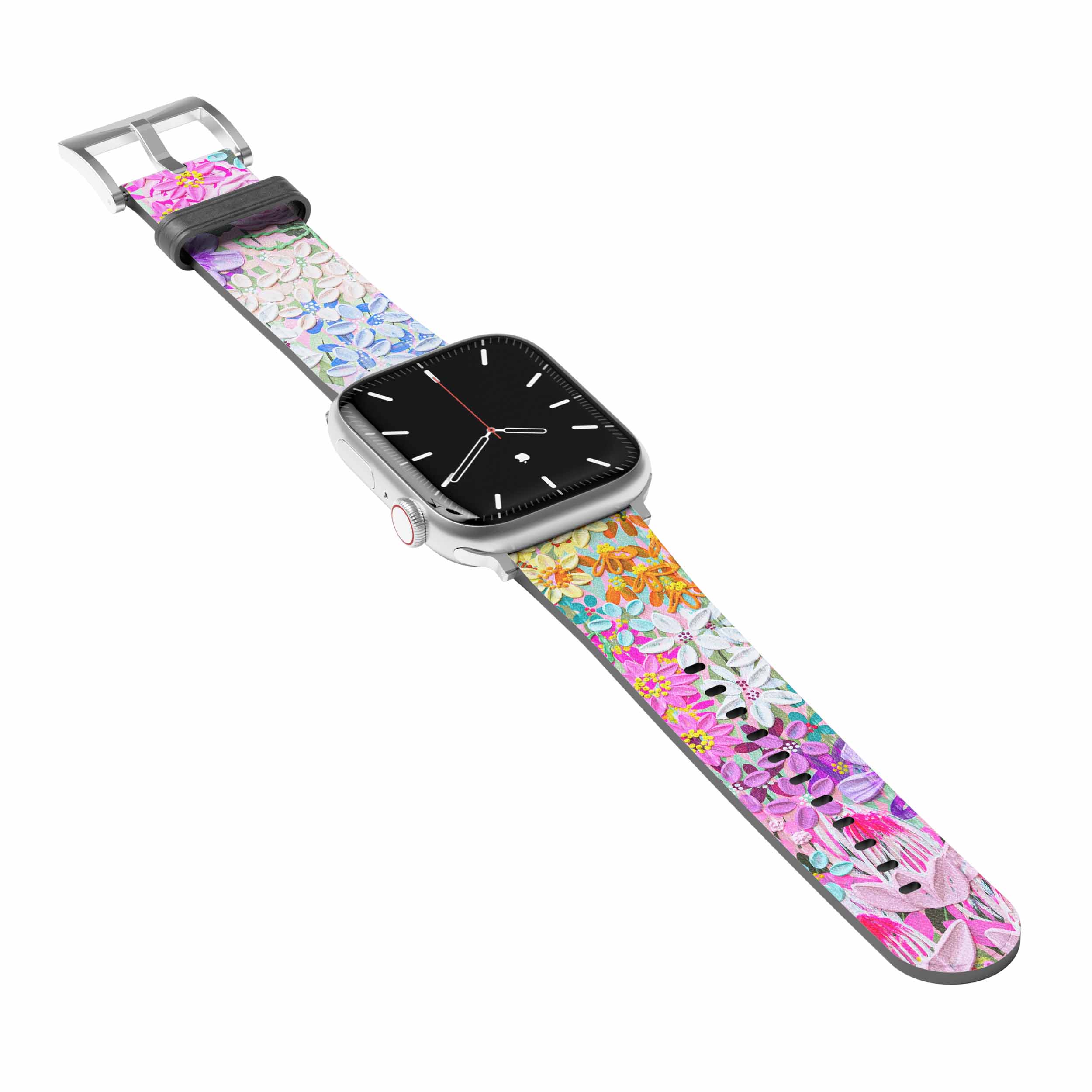 Pink Flower Apple Watch Band · Artist Collab | CASEU