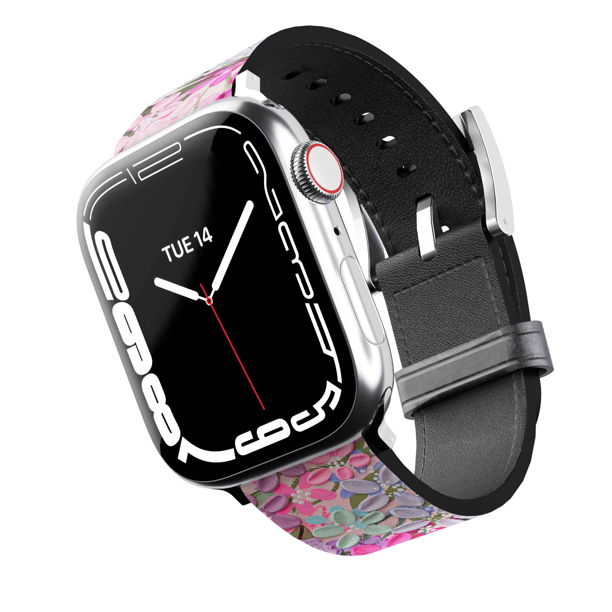 Romantic Pink Flower Apple Watch Band · Artist Collab | CASEU