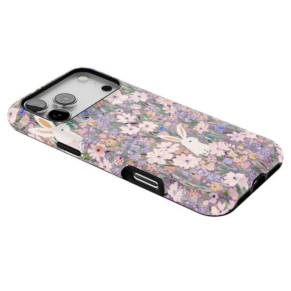 Rabbit & Flower | iPhone MagSafe Tough Case