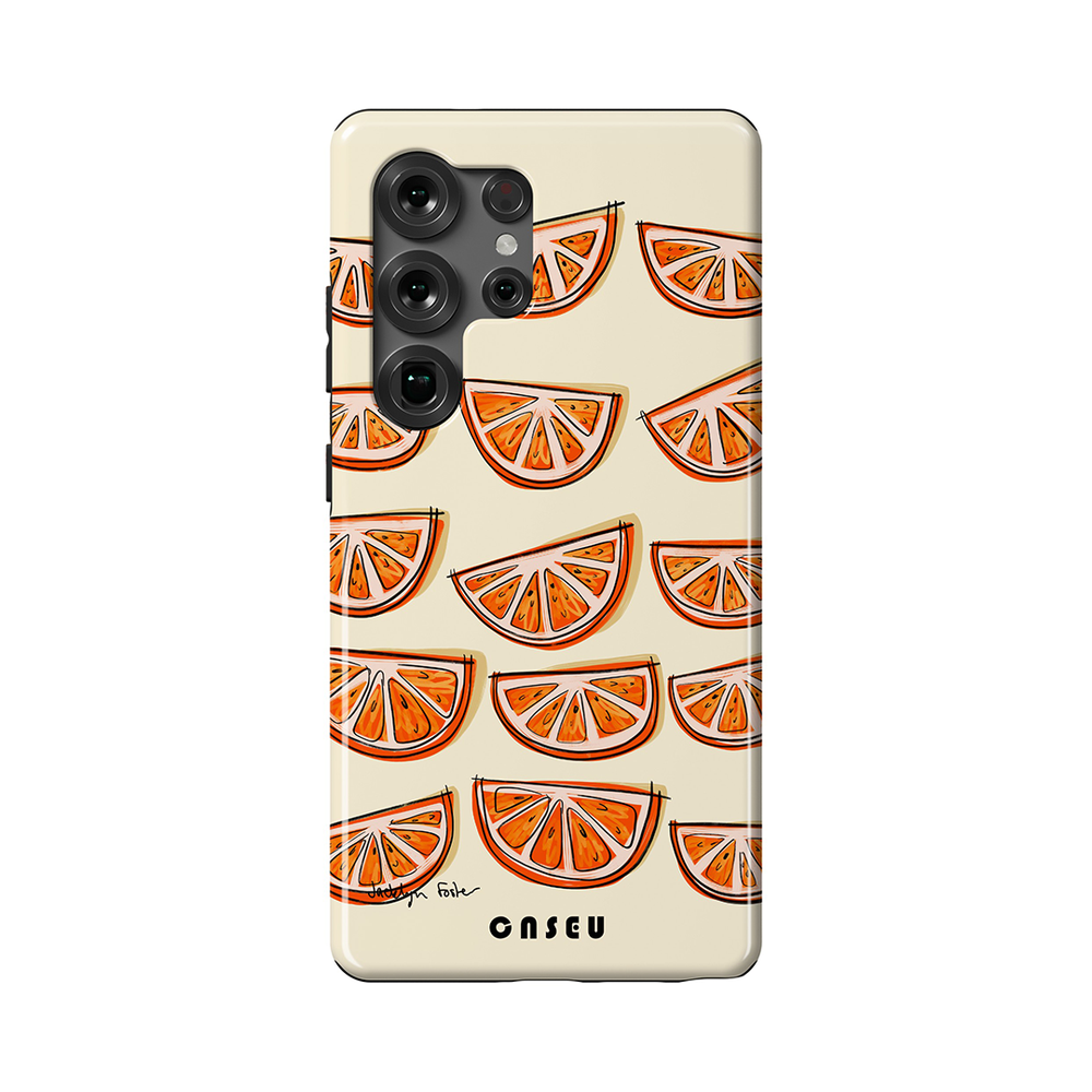 Orange Citrus | Samsung Case | Design by Jacklyn Foster