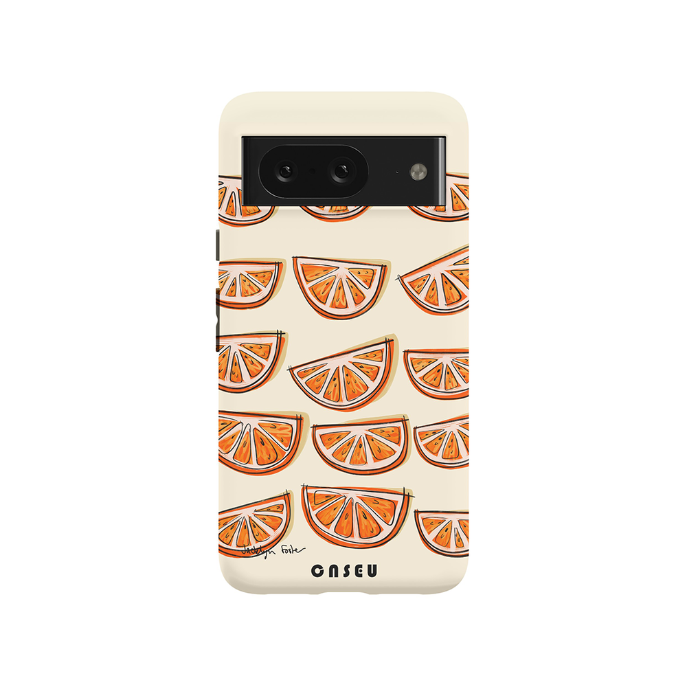 Orange Citrus | Google Pixel Case | Design by Jacklyn Foster