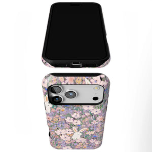 Rabbit & Flower | iPhone MagSafe Tough Case