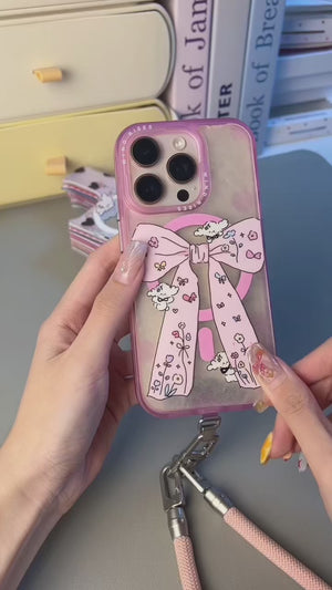 Puppy & Bow Series iPhone Back Cover