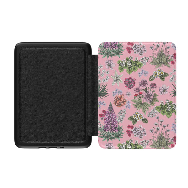 Floral-Diary | Cecilia Battaini Artist Collab Kindle Hand Strap Folio Case
