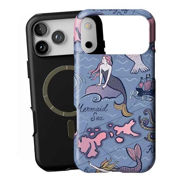 Mermaids Map | iPhone MagSafe Tough Case