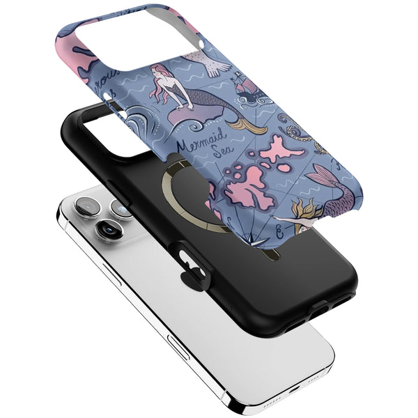 Mermaids Map | iPhone MagSafe Tough Case
