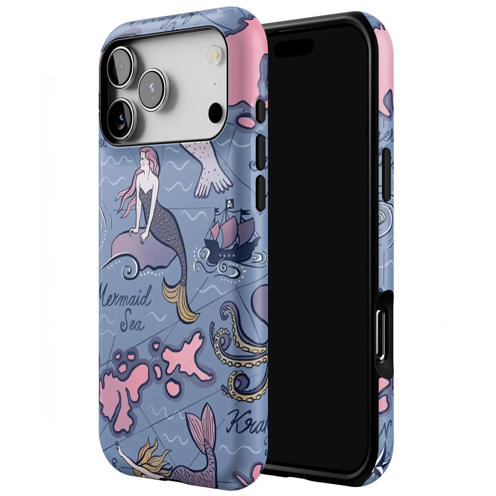 Mermaids Map | iPhone MagSafe Tough Case